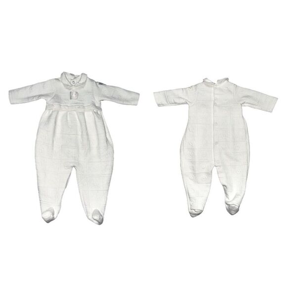 Little Me Winter Bear Footie Onesie 9M - Picture 1 of 12